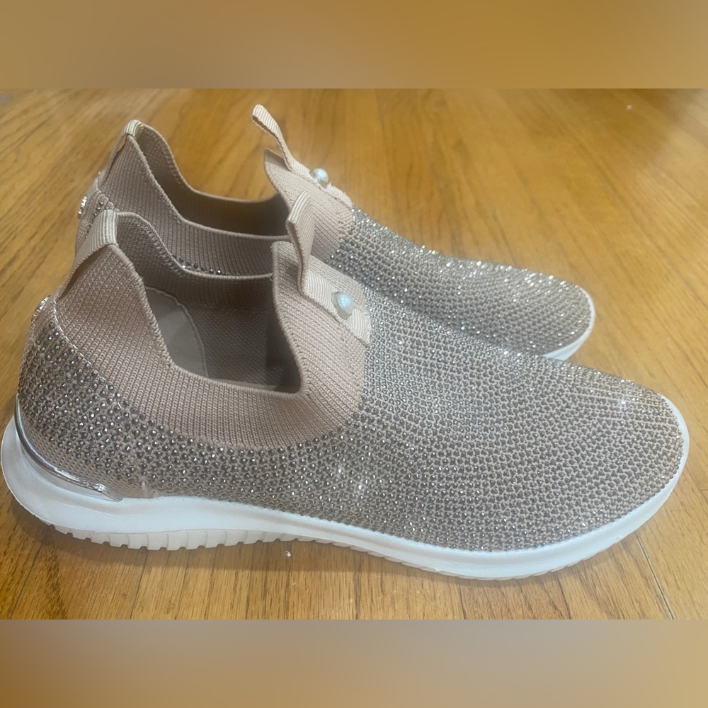 KG Kurt Geiger Sparkle Rhinestone Slip On Shoes